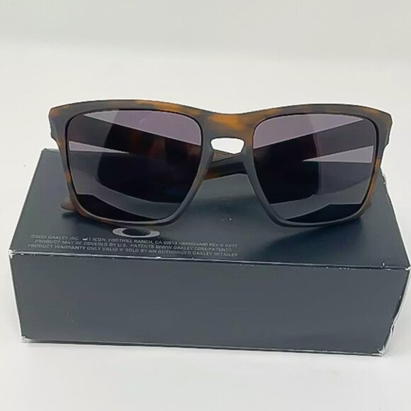 BRAND NEW IN BOX Oakley 0OO9341 Silver XL Matte Brown Tortoise Warm Grey - Picture 2 of 3